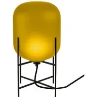 Table Lamp with Handblown Glass - Amber, Glass