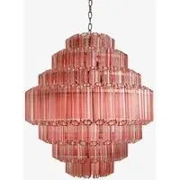 Grande Palermo Chandelier - Pink, Glass