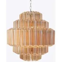 Palermo Chandelier - Amber, Glass