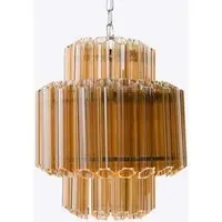 Piccolo Palermo Chandelier - Amber, Glass