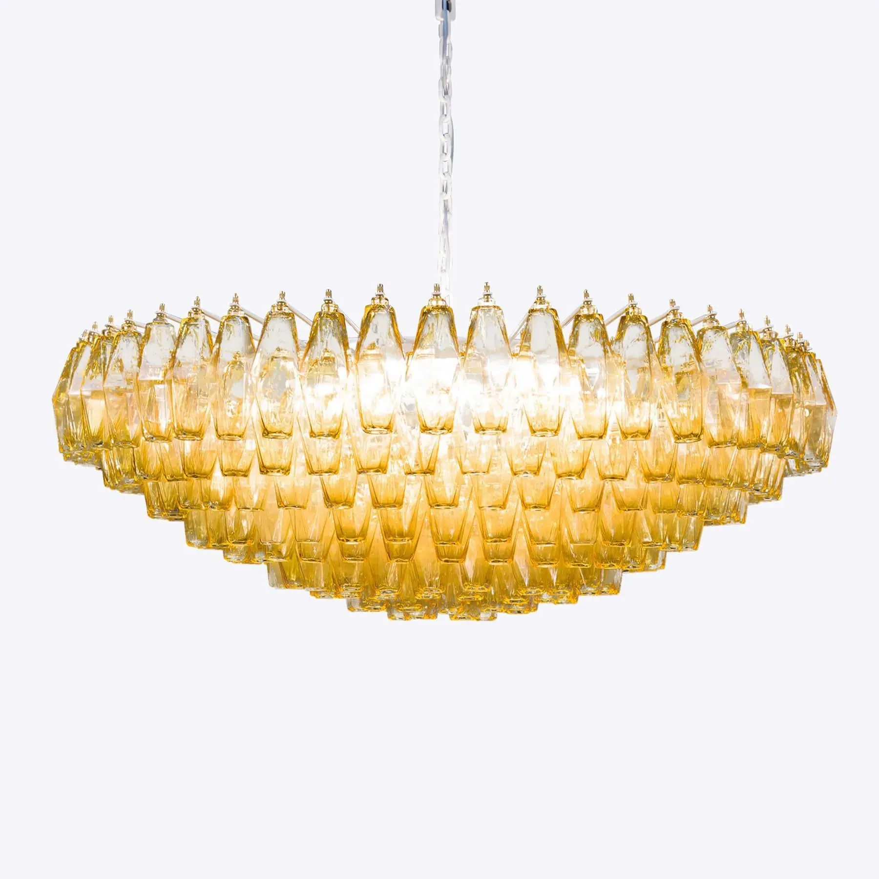 Venice Murano Chandelier - Green, Glass