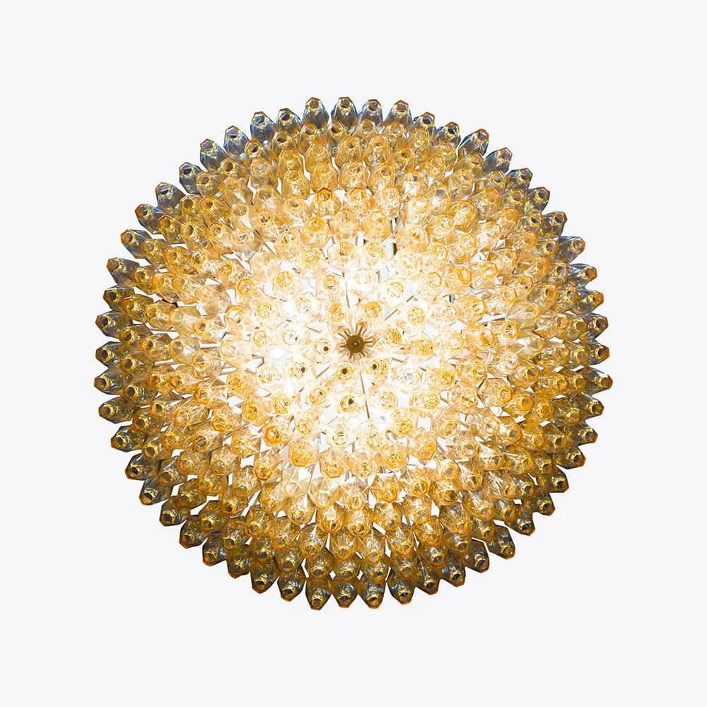 Venice Murano Chandelier - Green, Glass