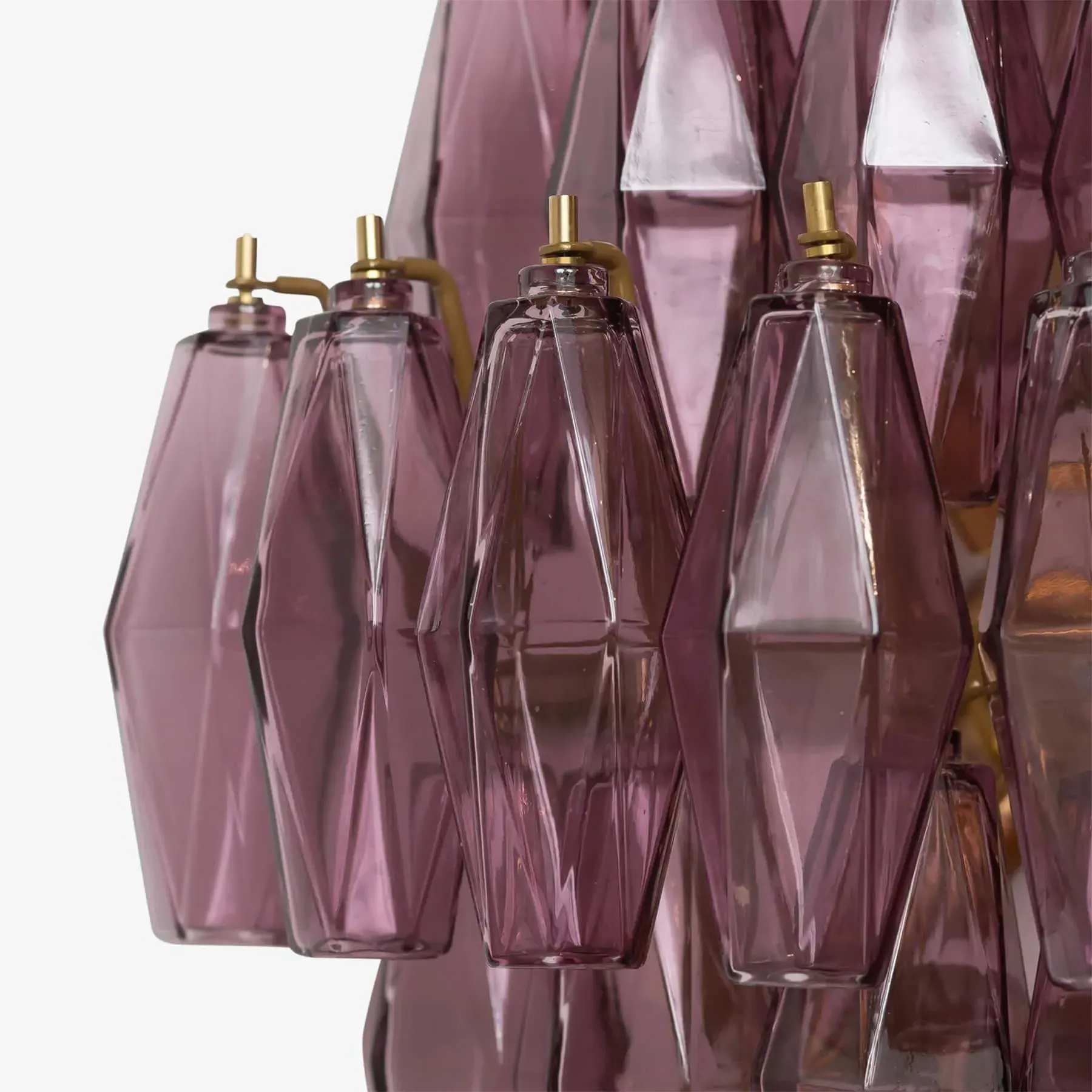 Venice Murano Chandelier - Lilac, Glass