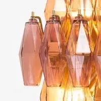 Venice Murano Chandelier - Pink, Glass