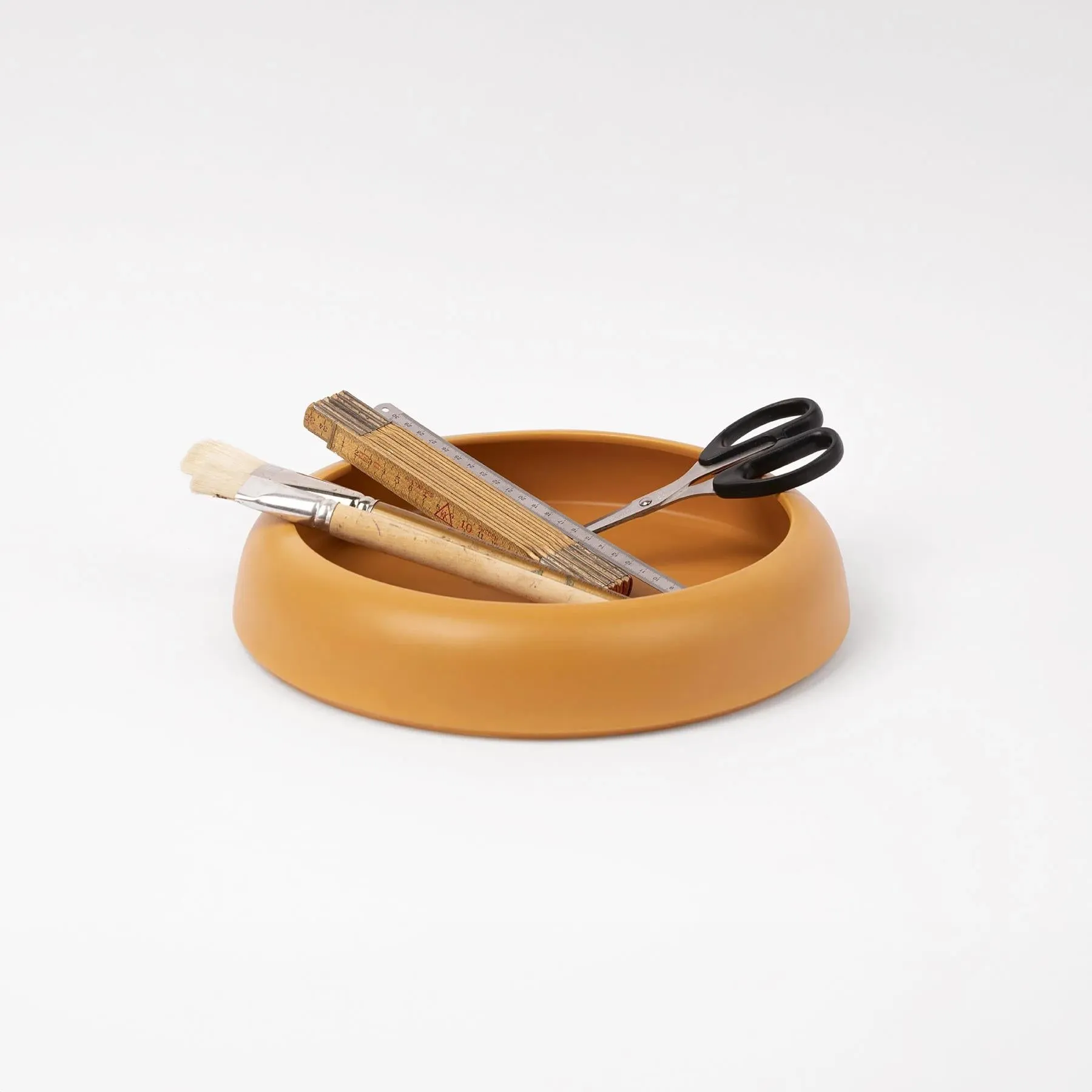 Decorative Bowl with Sculptural Design - Blue