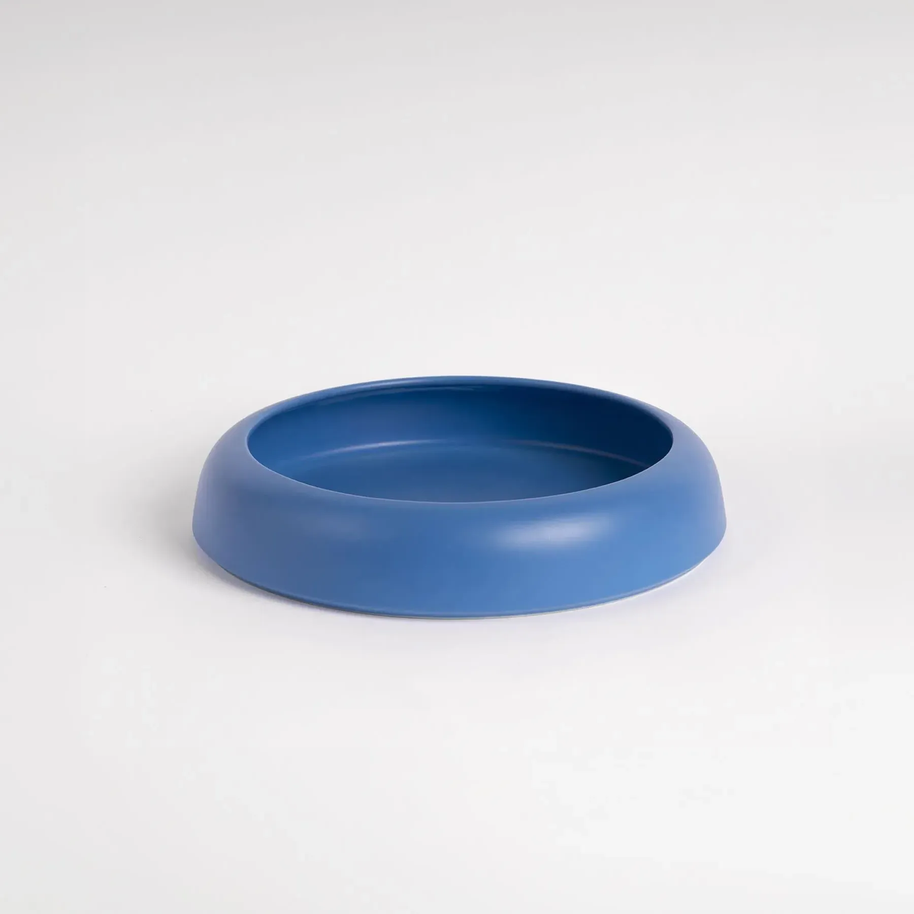 Decorative Bowl with Sculptural Design - Blue image