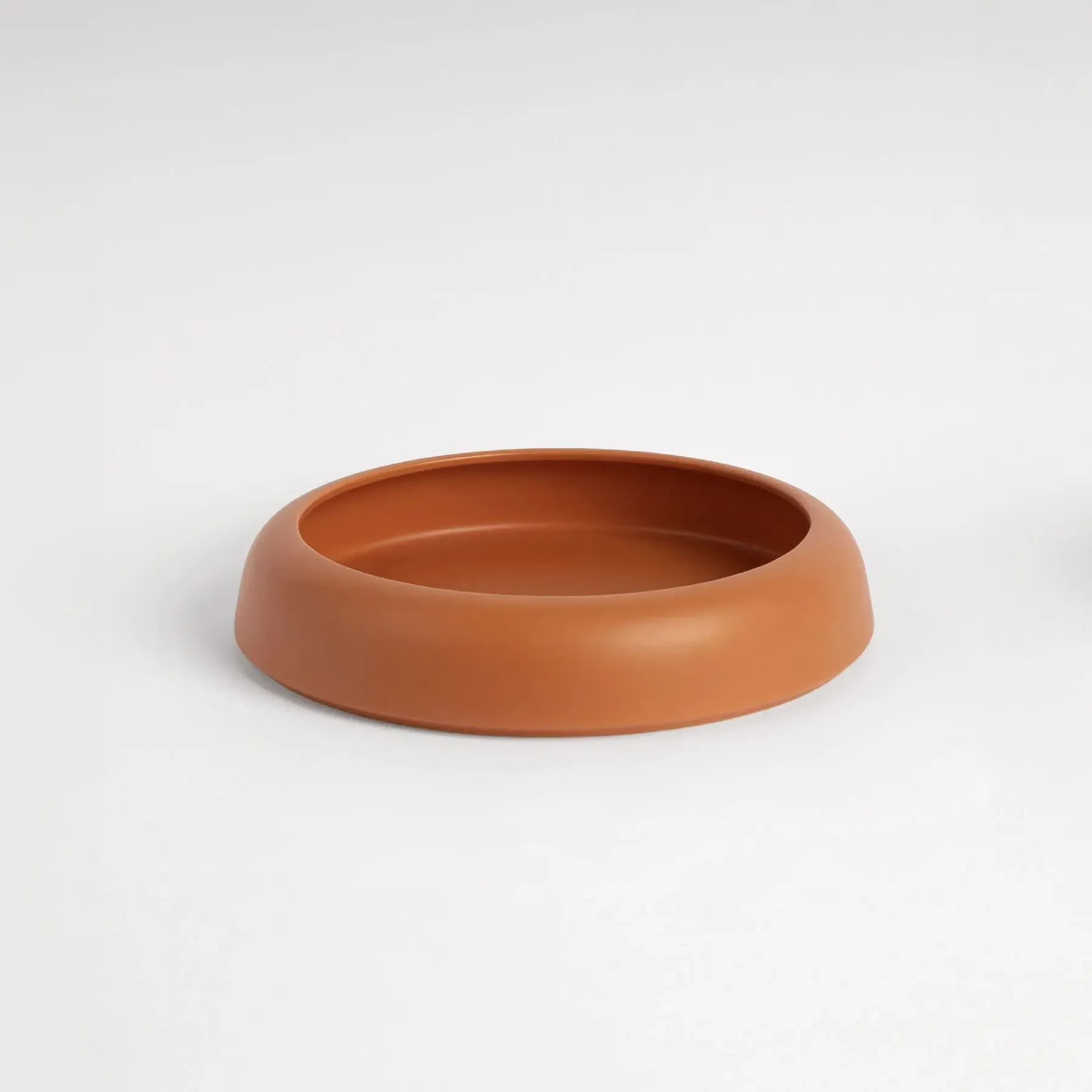 Decorative Bowl with Sculptural Design - Cinnamon