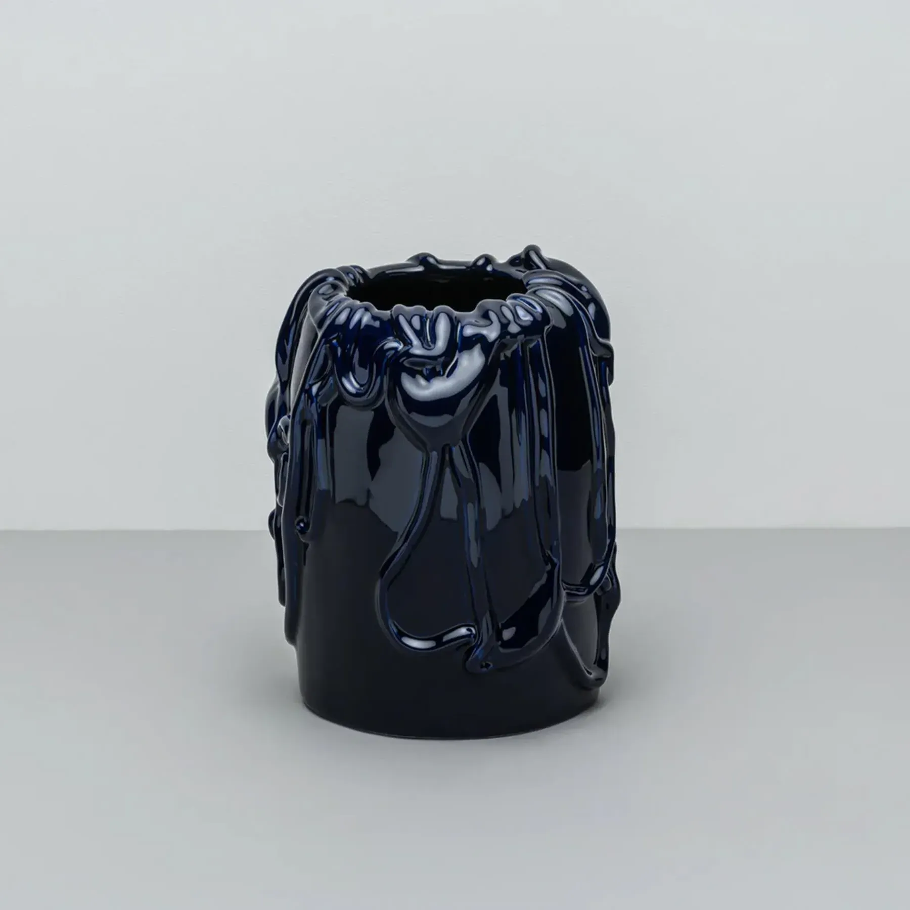 Jam Vase - Deep Cobalt, Earthenware image