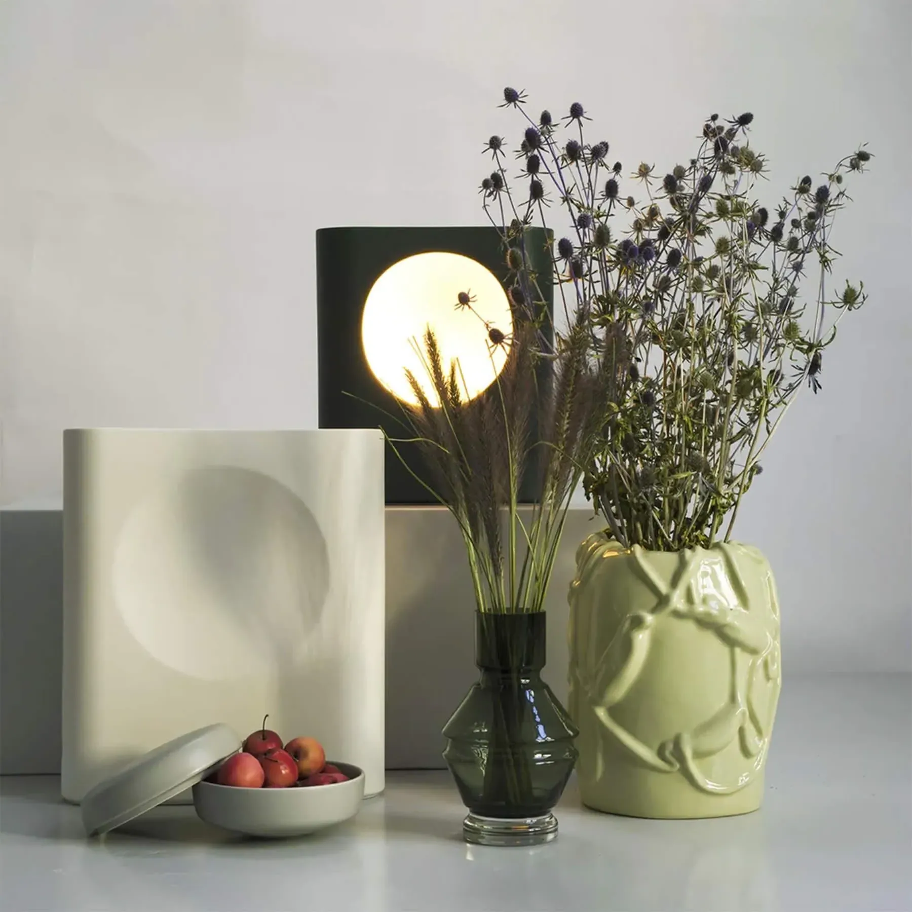 Jam Vase - Moonlit Ocean, Earthenware