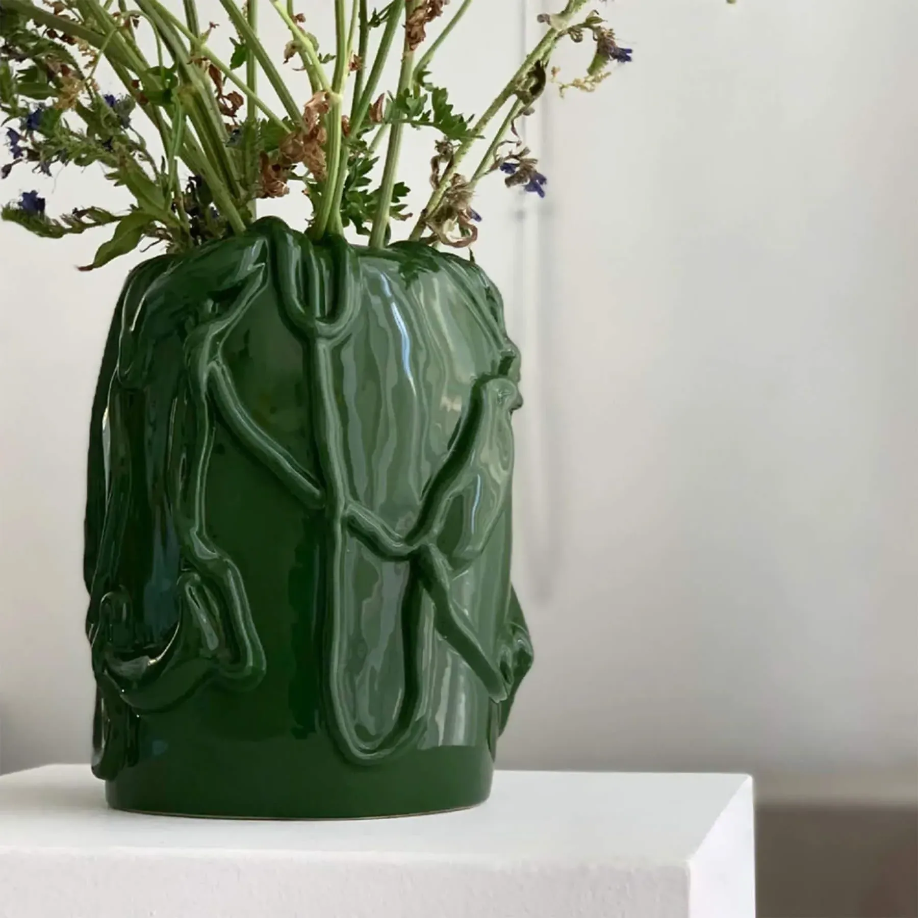 Jam Vase - Moonlit Ocean, Earthenware