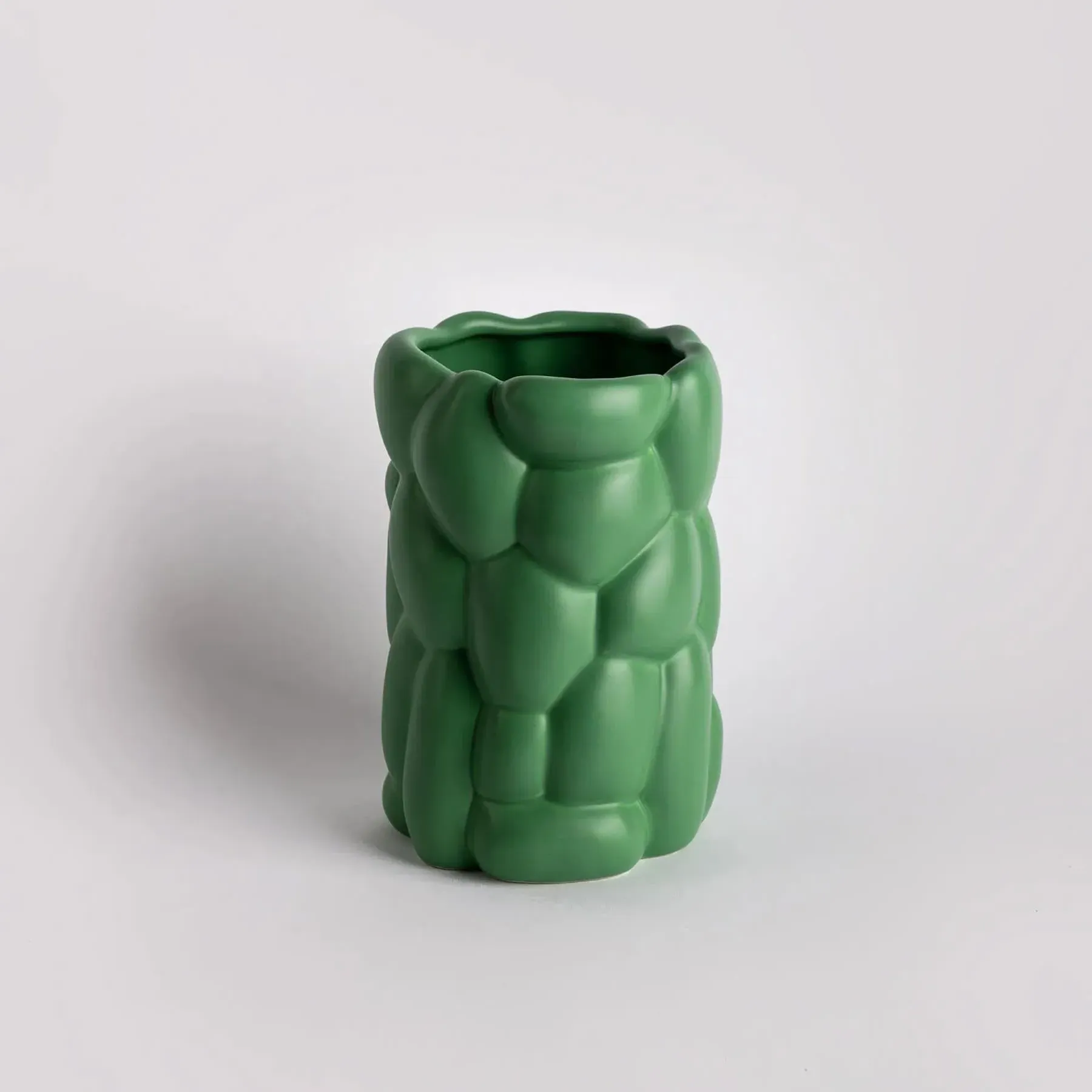 Large Cloud Vase - Green, Earthenware