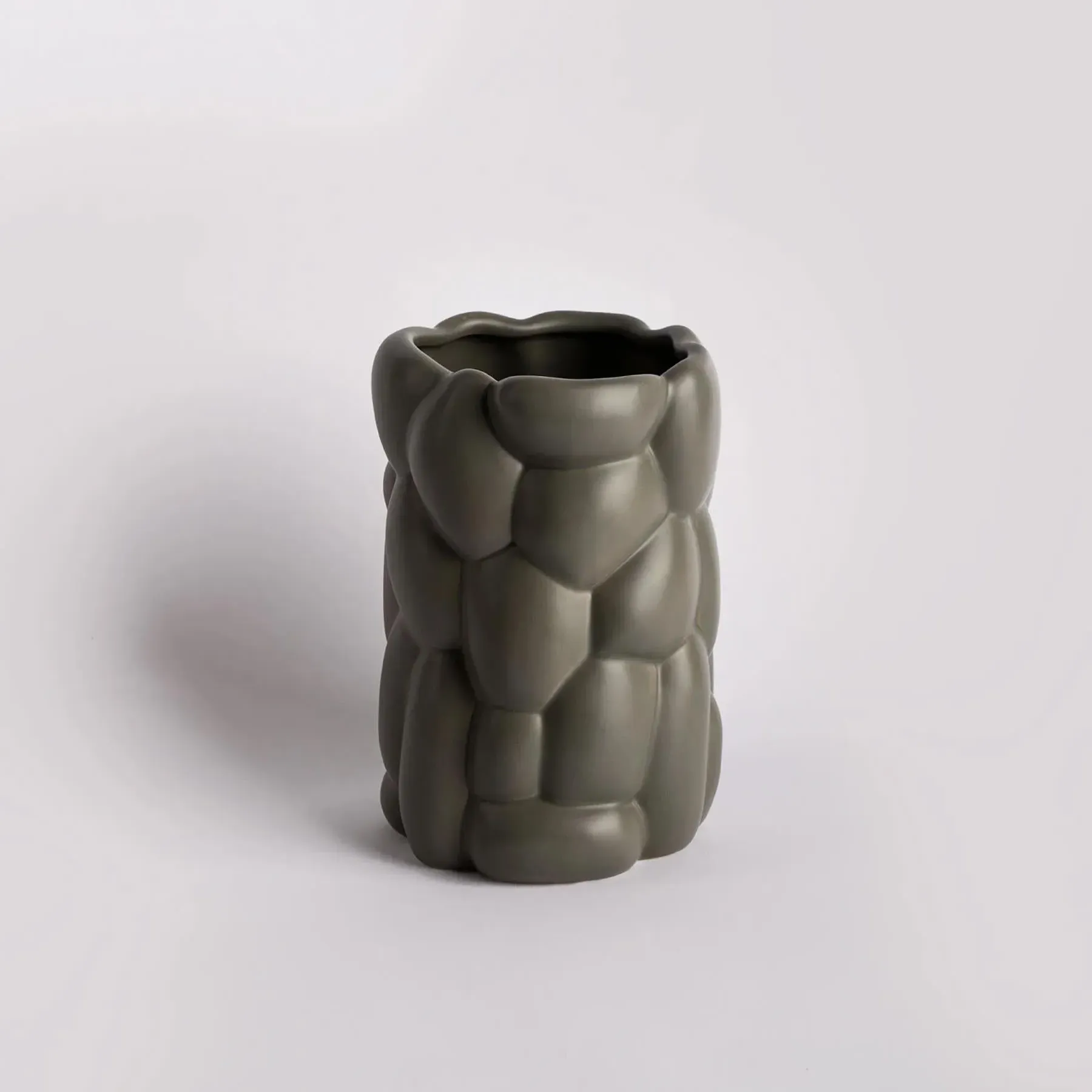 Large Cloud Vase - Green, Earthenware