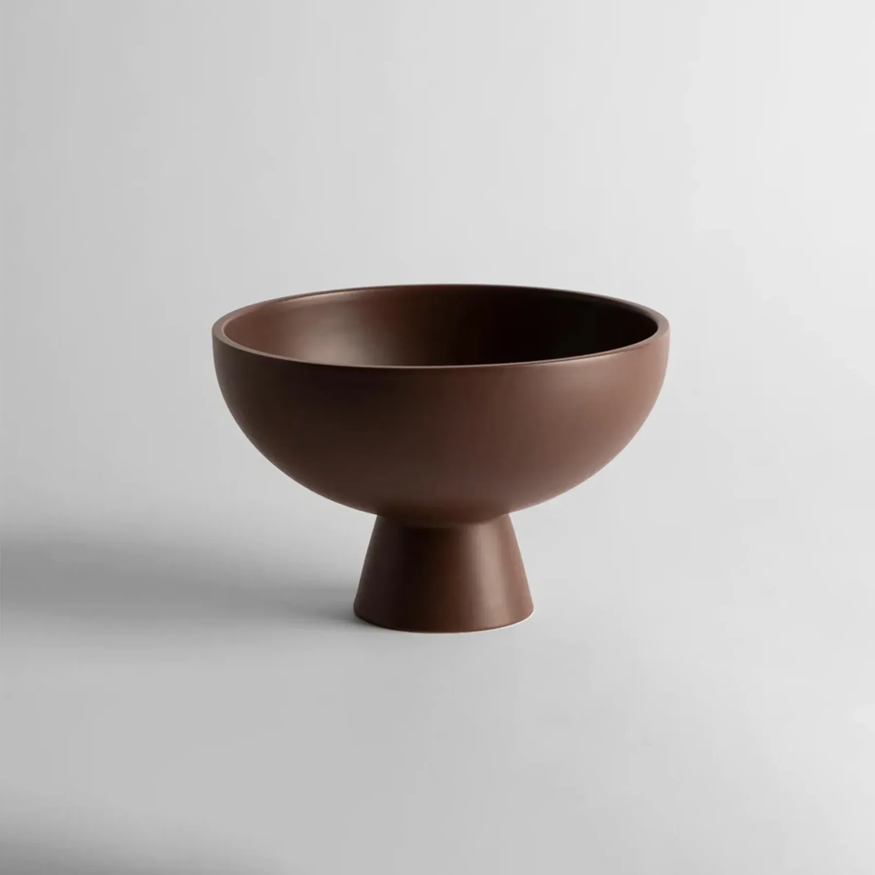 Large Decorative Bowl - Chocolate, Ceramic