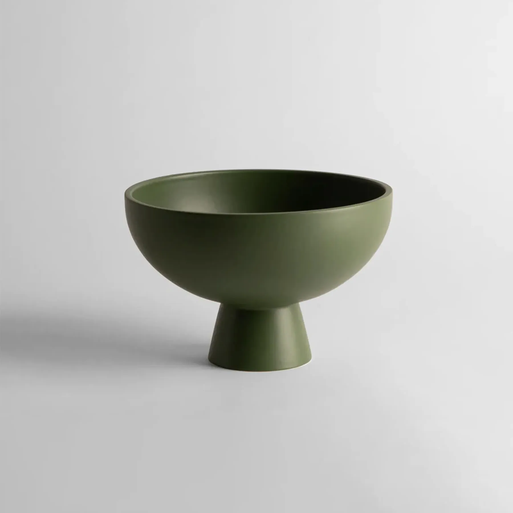 Large Decorative Bowl - Green, Ceramic