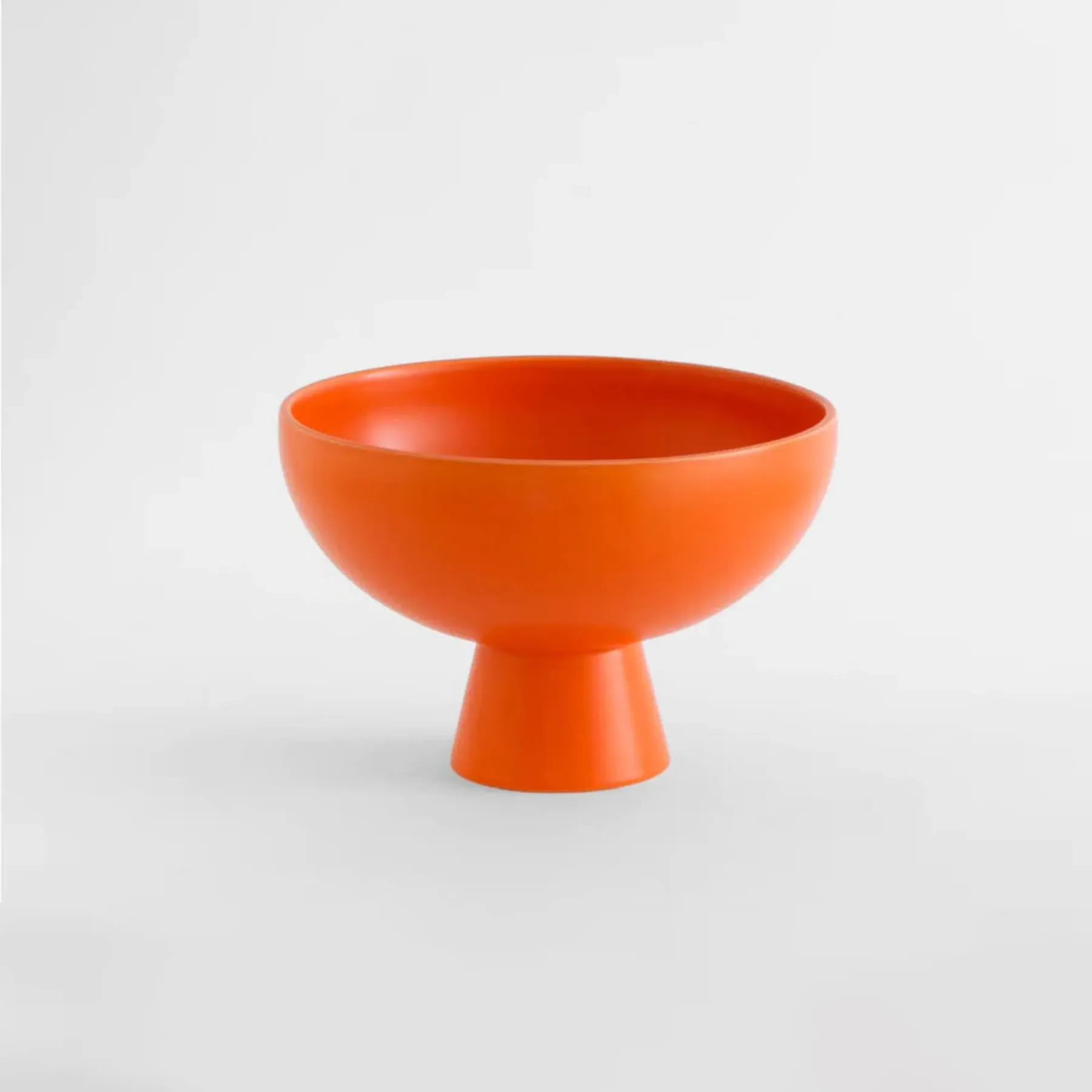 Large Decorative Bowl - Orange, Ceramic
