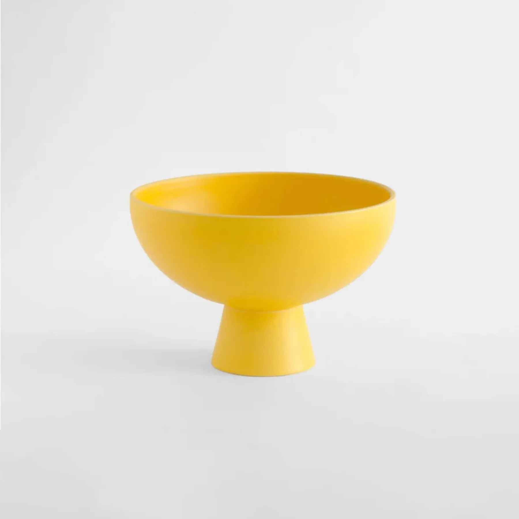 Large Decorative Bowl - Yellow, Ceramic