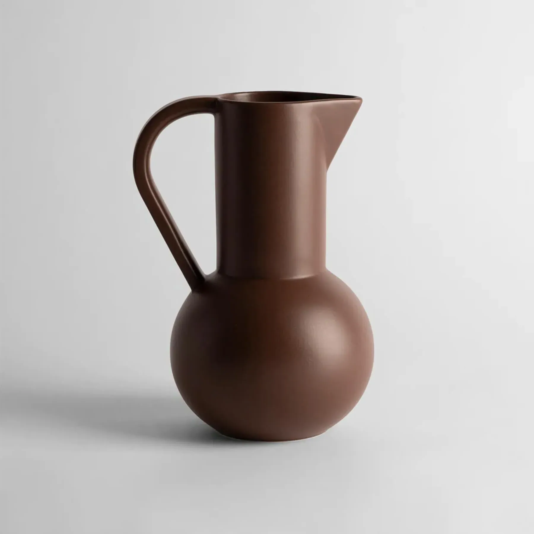 Large Water Jug - Chocolate, Earthenware