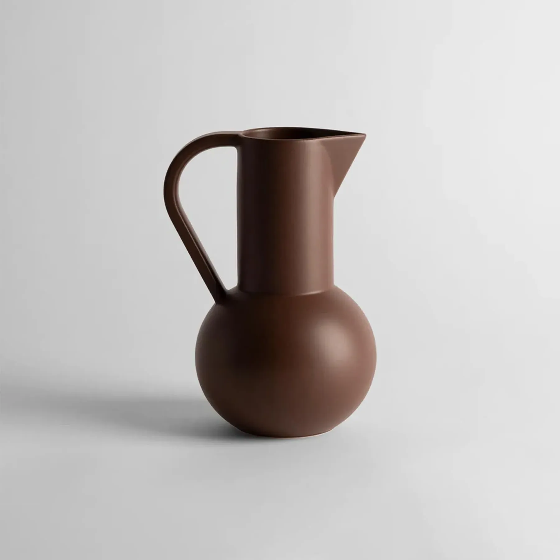 Medium Water Jug - Chocolate, Earthenware