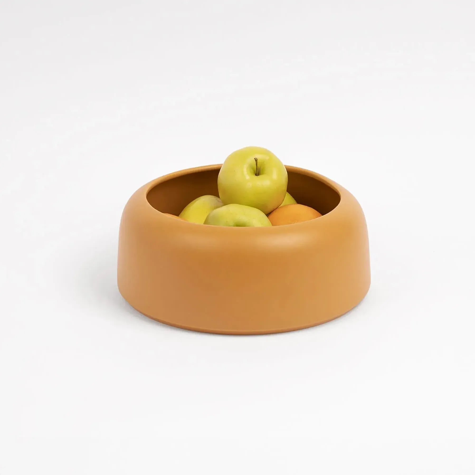 Sculptural Bowl with Stacking Design - Cinnamon, Ceramic