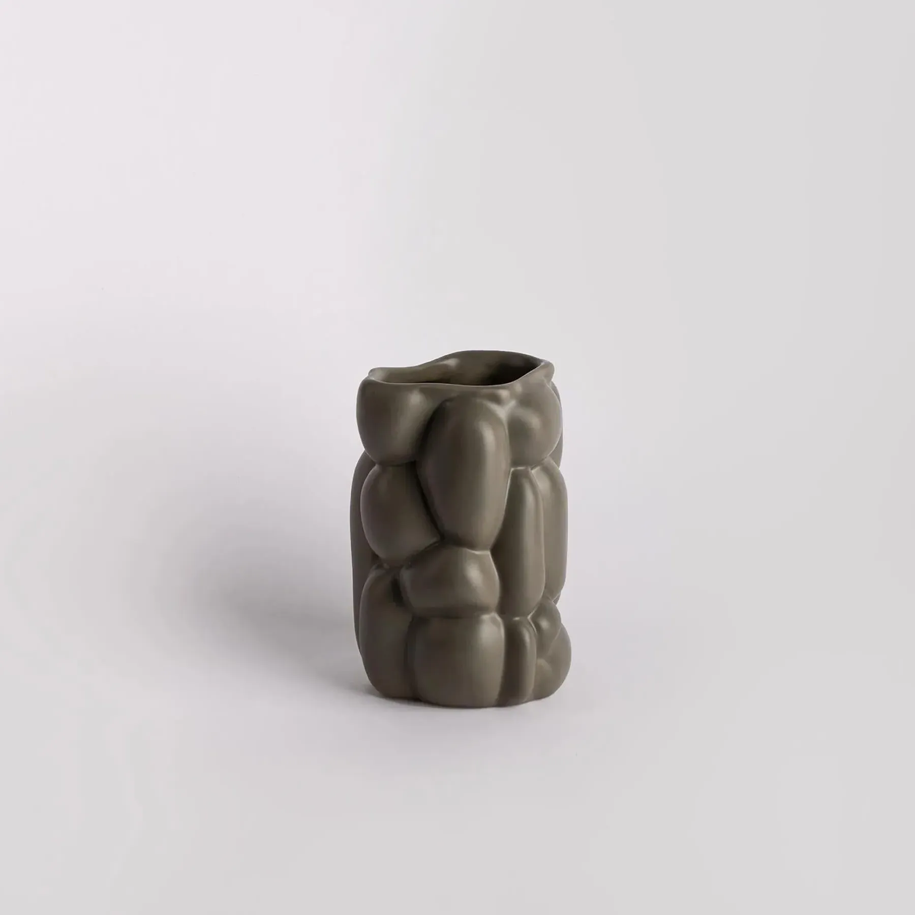 Small Cloud Vase - Green, Earthenware image