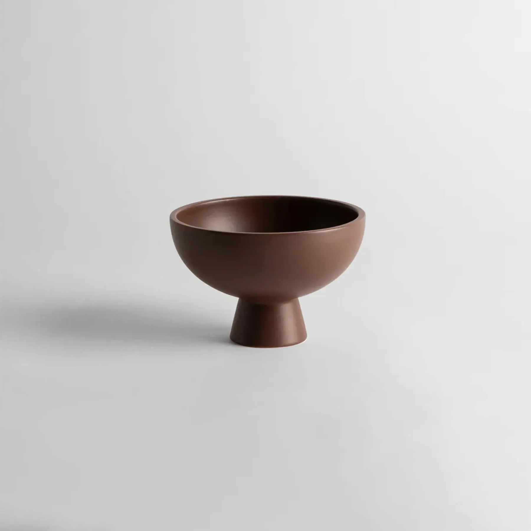 Small Decorative Bowl - Chocolate, Ceramic image