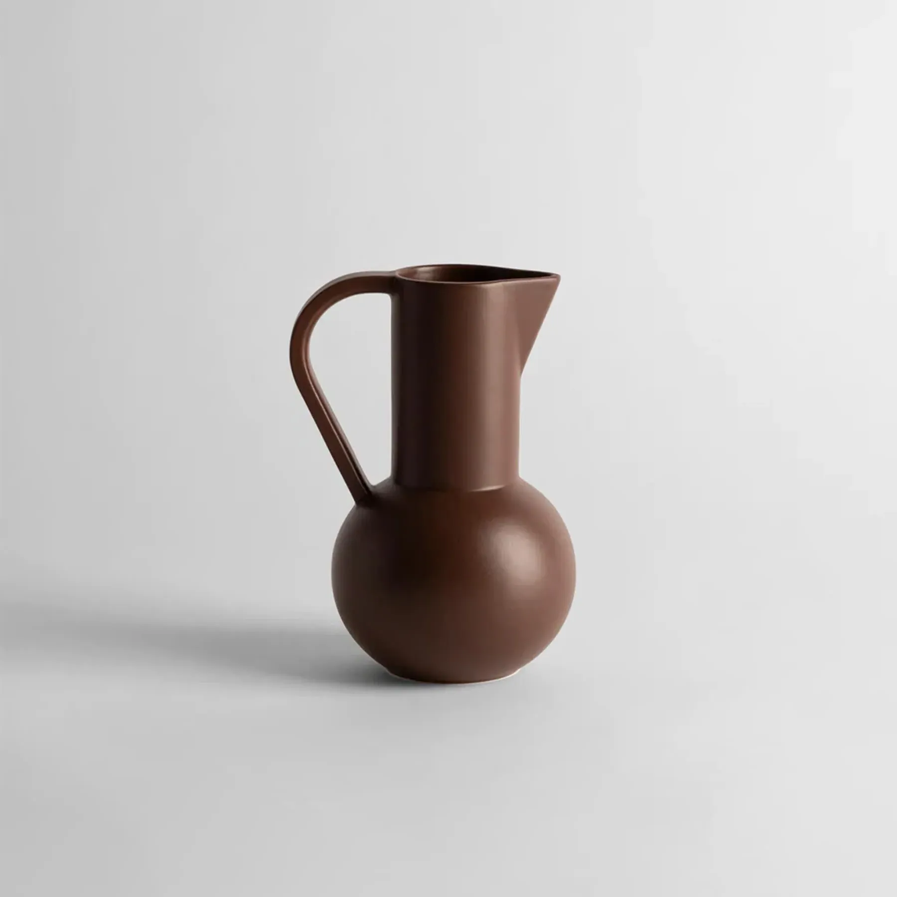 Small Water Jug - Chocolate, Earthenware image
