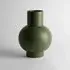 Strom Extra Large Vase - Deep Green, Earthenware