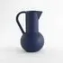 Strom Large Jug - Blue, Earthenware