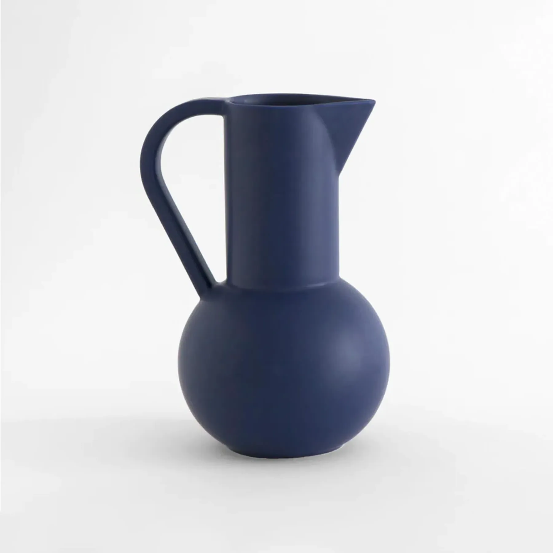 Strom Large Jug - Blue, Earthenware