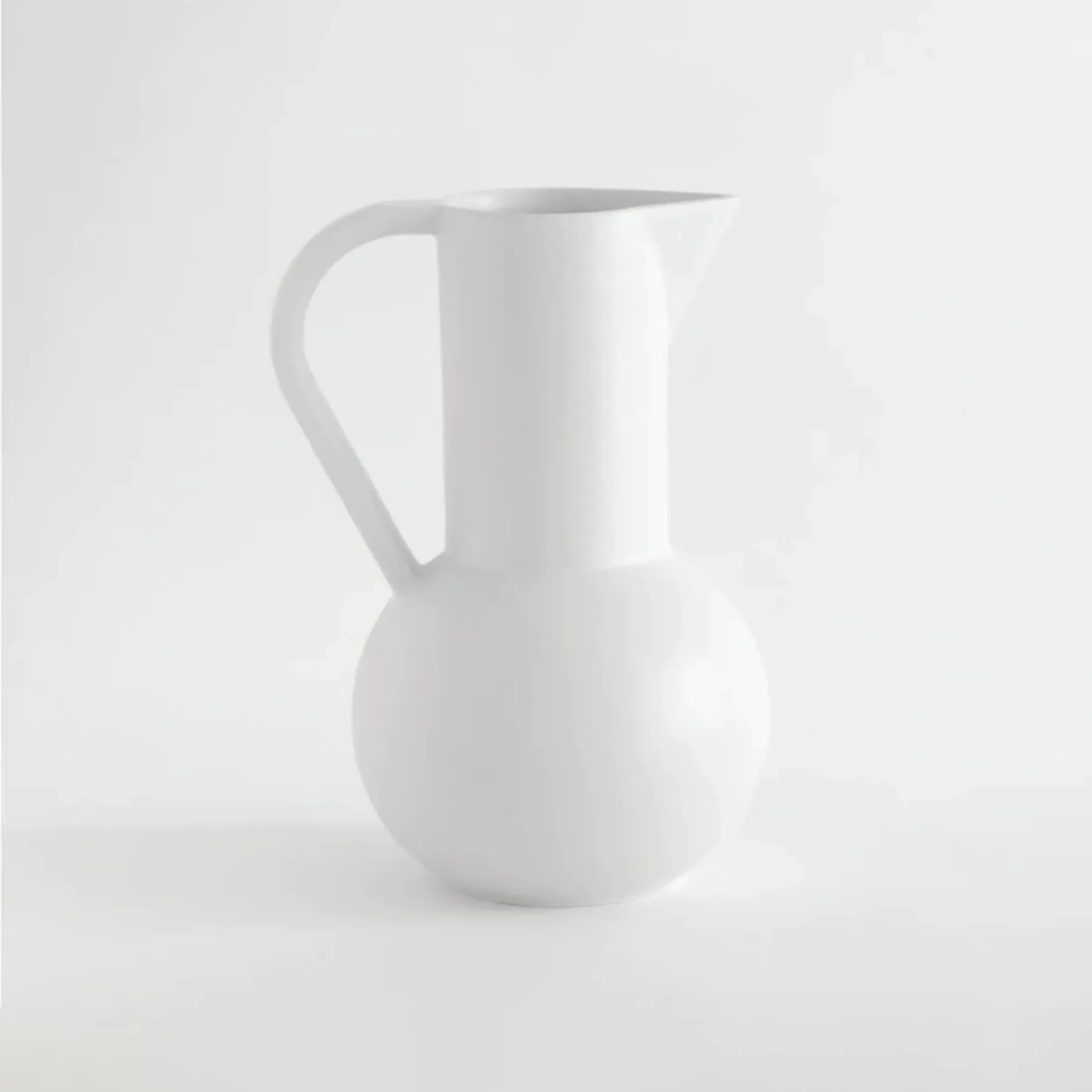 Strom Large Jug - Vaporous Grey, Earthenware