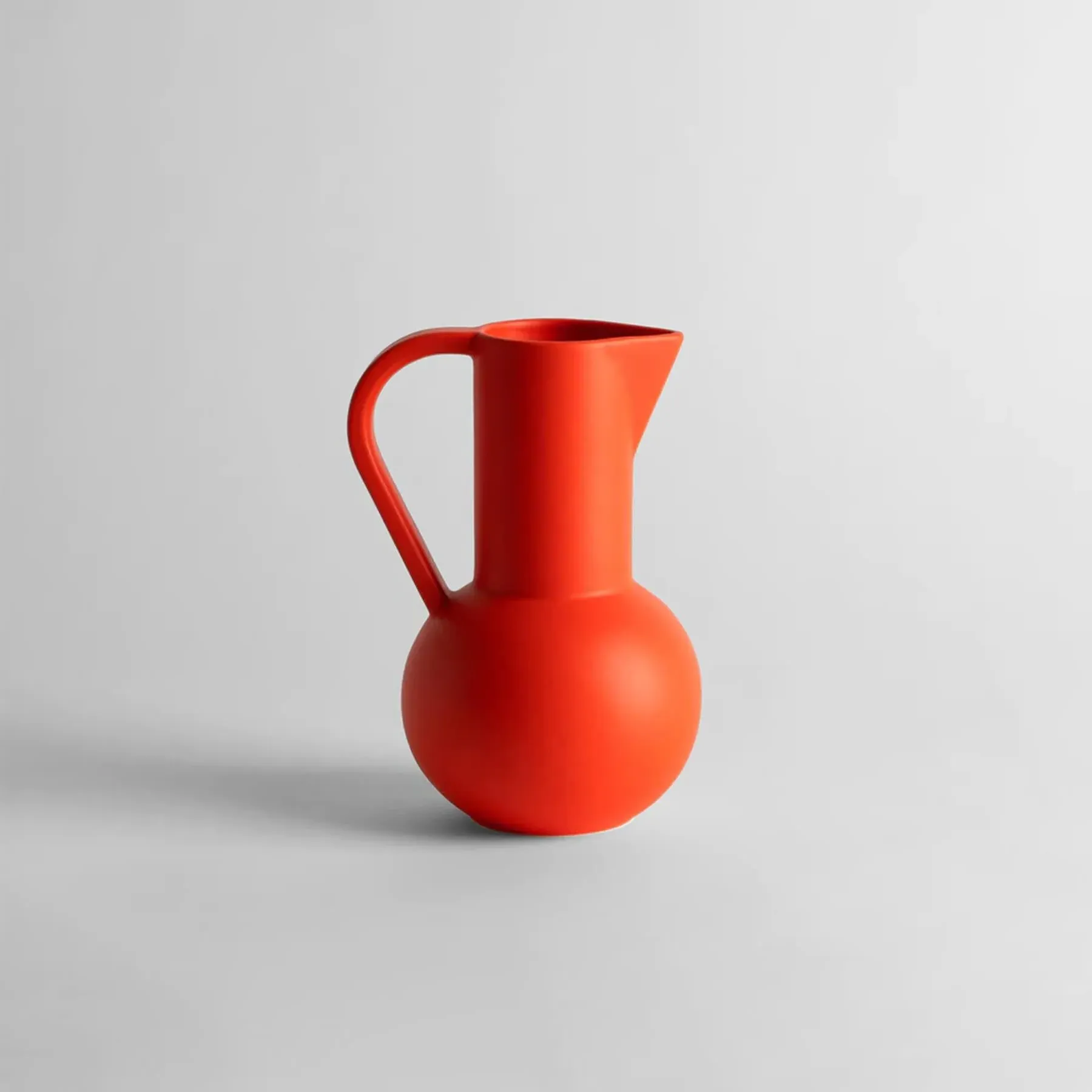 Strom Small Jug - Strong Coral, Earthenware