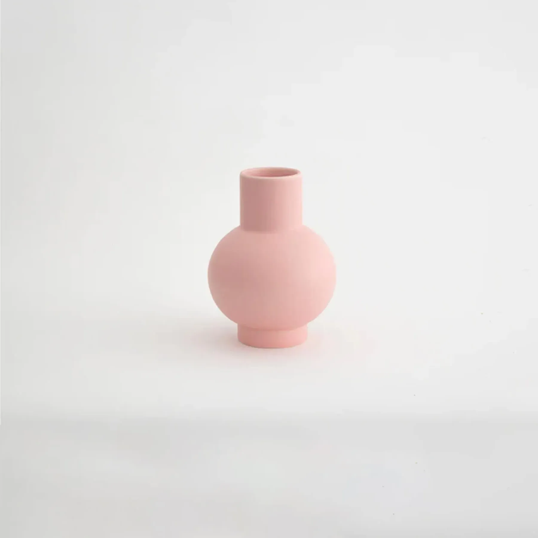 Strom Small Vase - Coral Blush, Earthenware