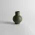 Strom Small Vase - Deep Green, Earthenware
