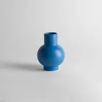 Strom Small Vase - Electric Blue, Earthenware