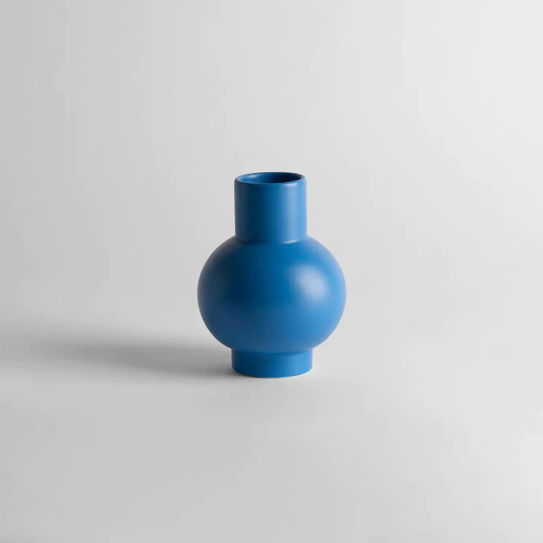 Strom Small Vase - Electric Blue, Earthenware