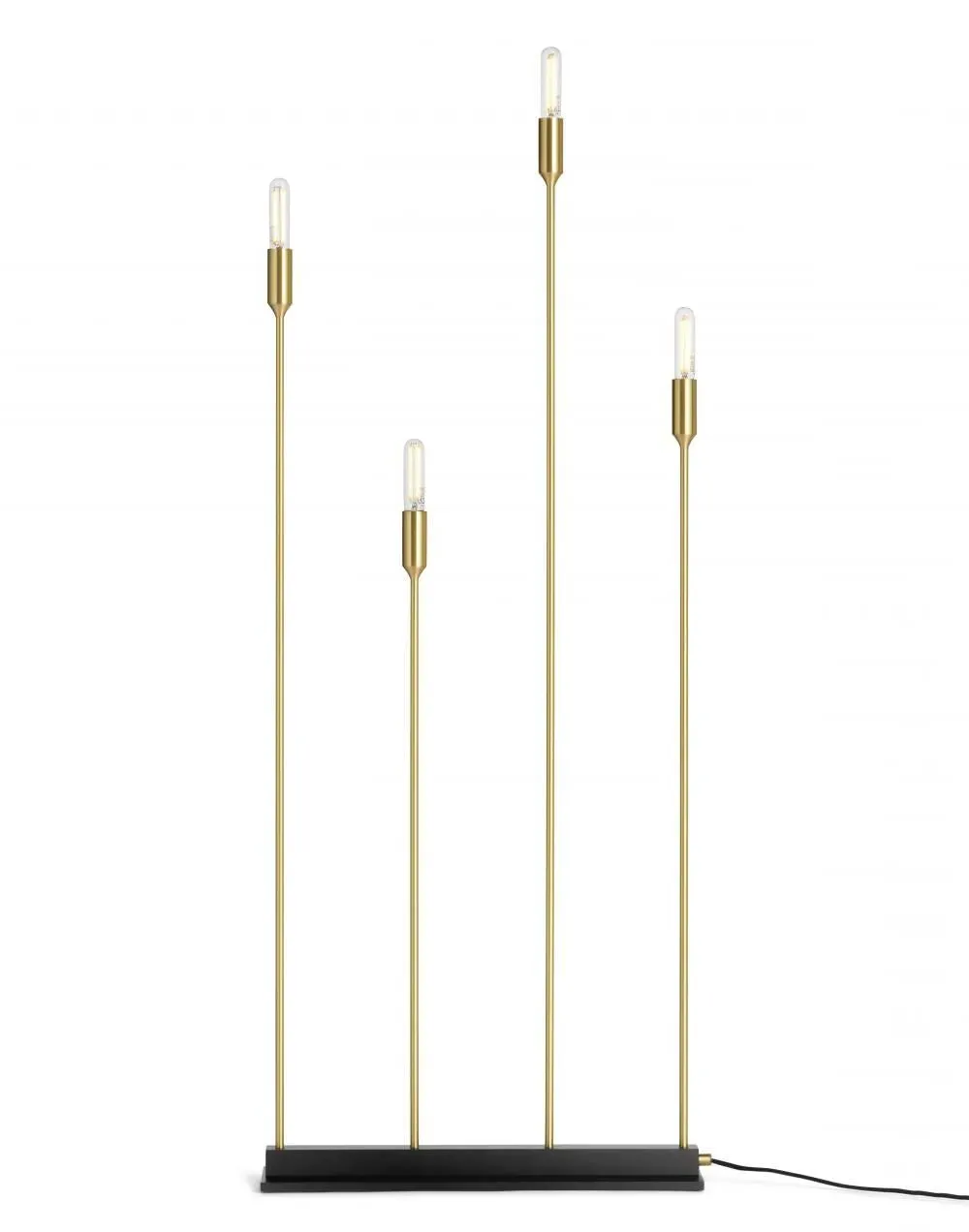 Astoria Floor Lamp - Black, Brass image