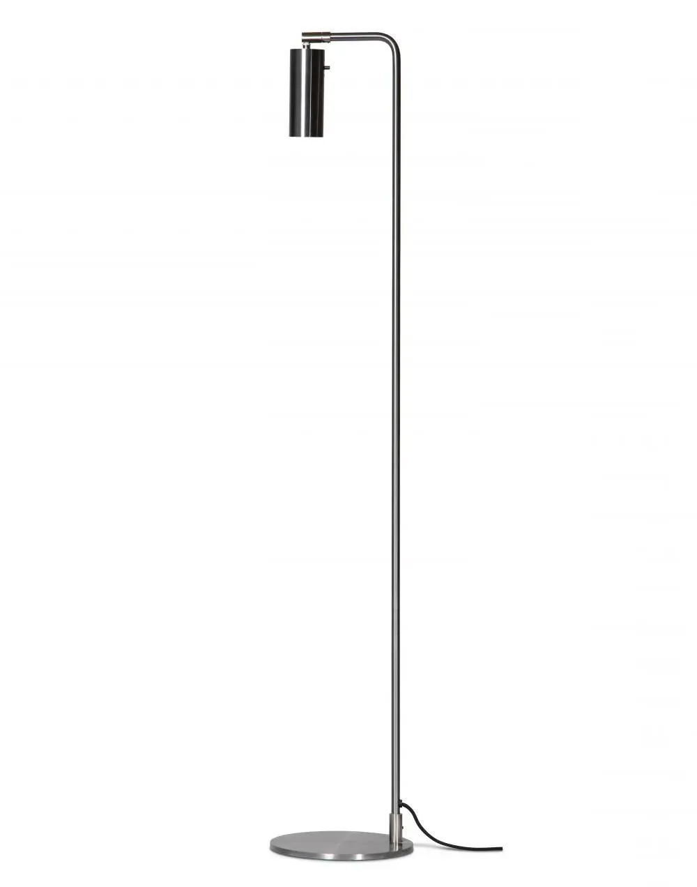 Floor Lamp with Switch - Black, Brass
