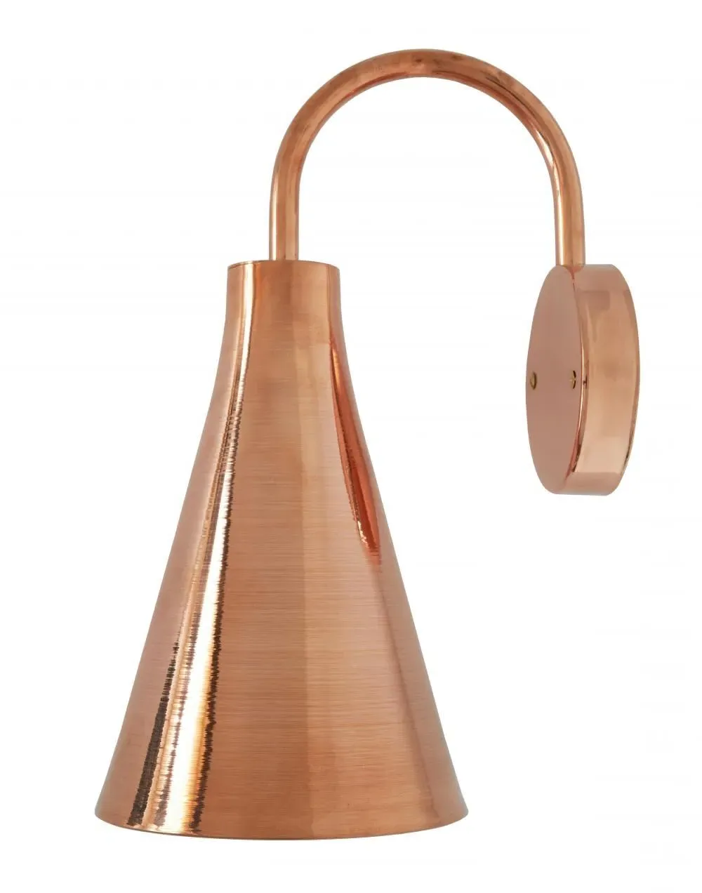 Gooseneck Outdoor Wall Light - Aluminium image