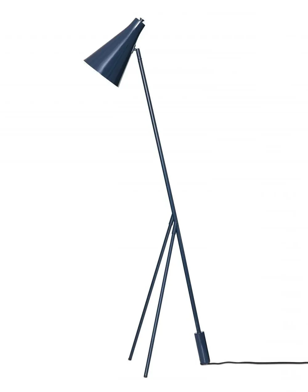 Hunter Floor Lamp with Tripod Base - Grey Blue