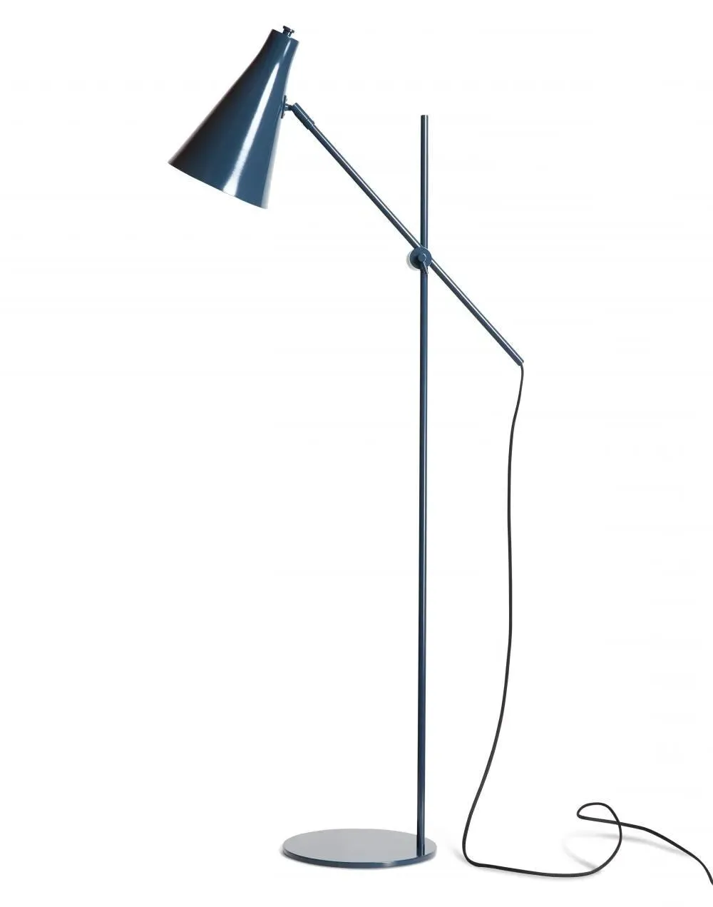 Hunter Grand Floor Lamp with Adjustable Shade - Grey