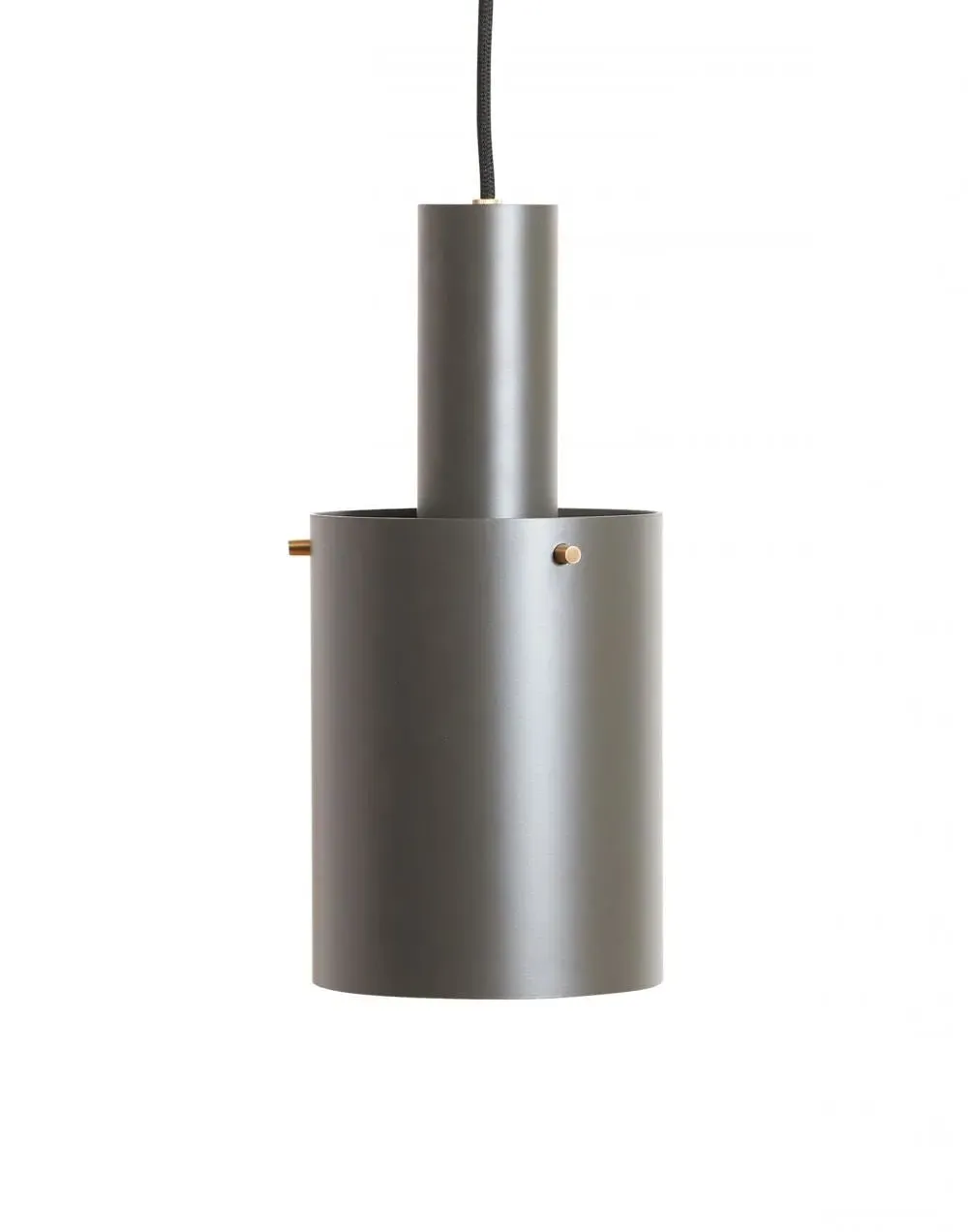 Large Pendant Light - Black, Brass