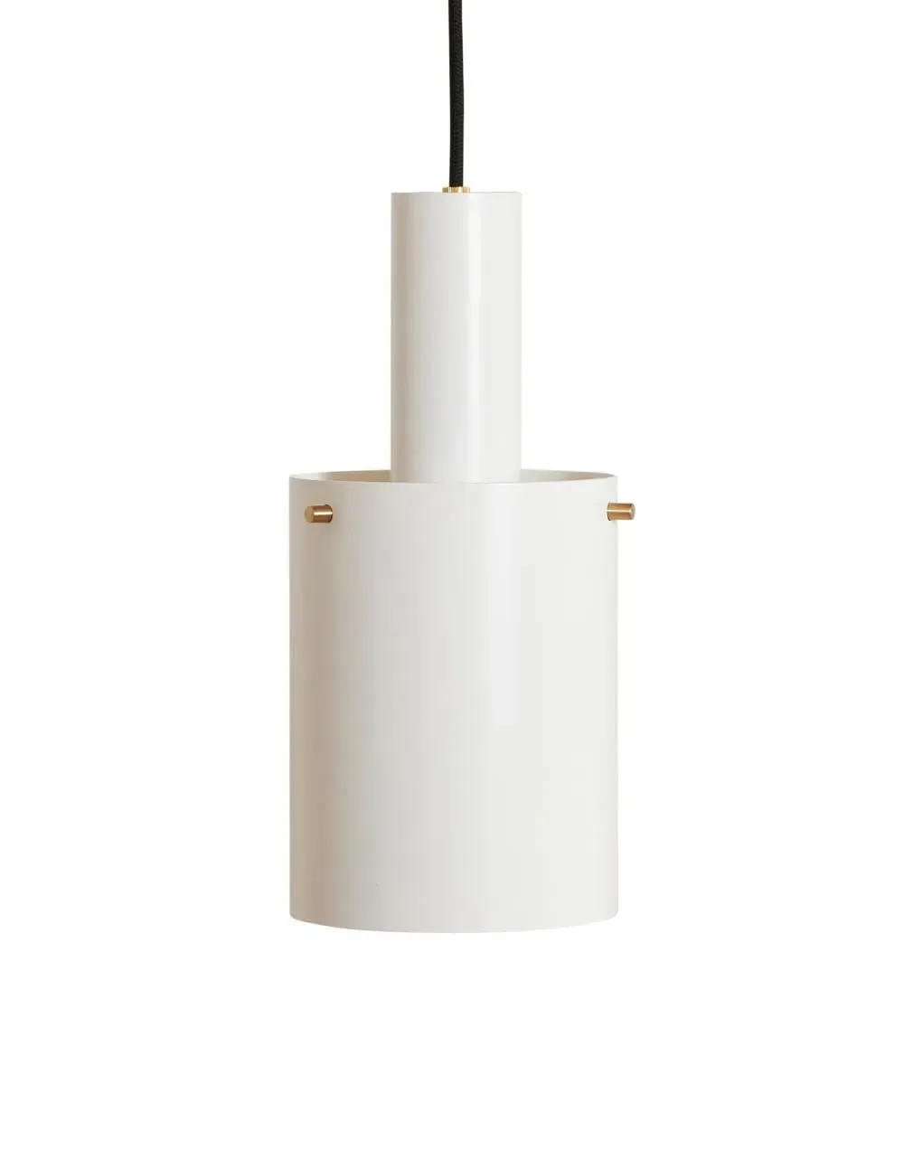 Large Pendant Light - White, Brass
