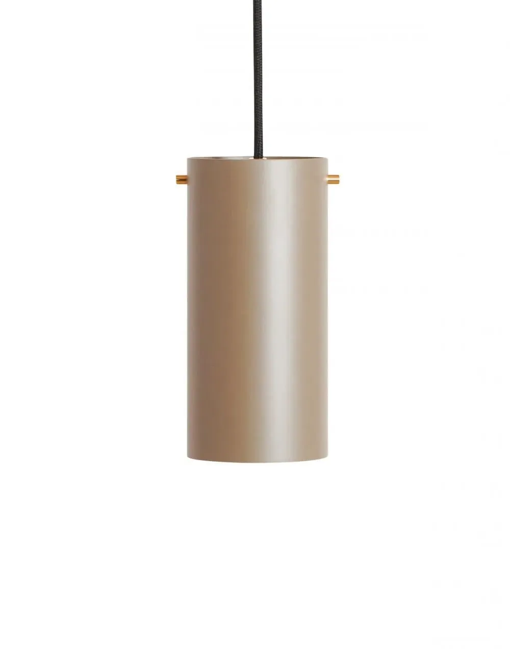 Medium Pendant Light - Soil Grey, Brass