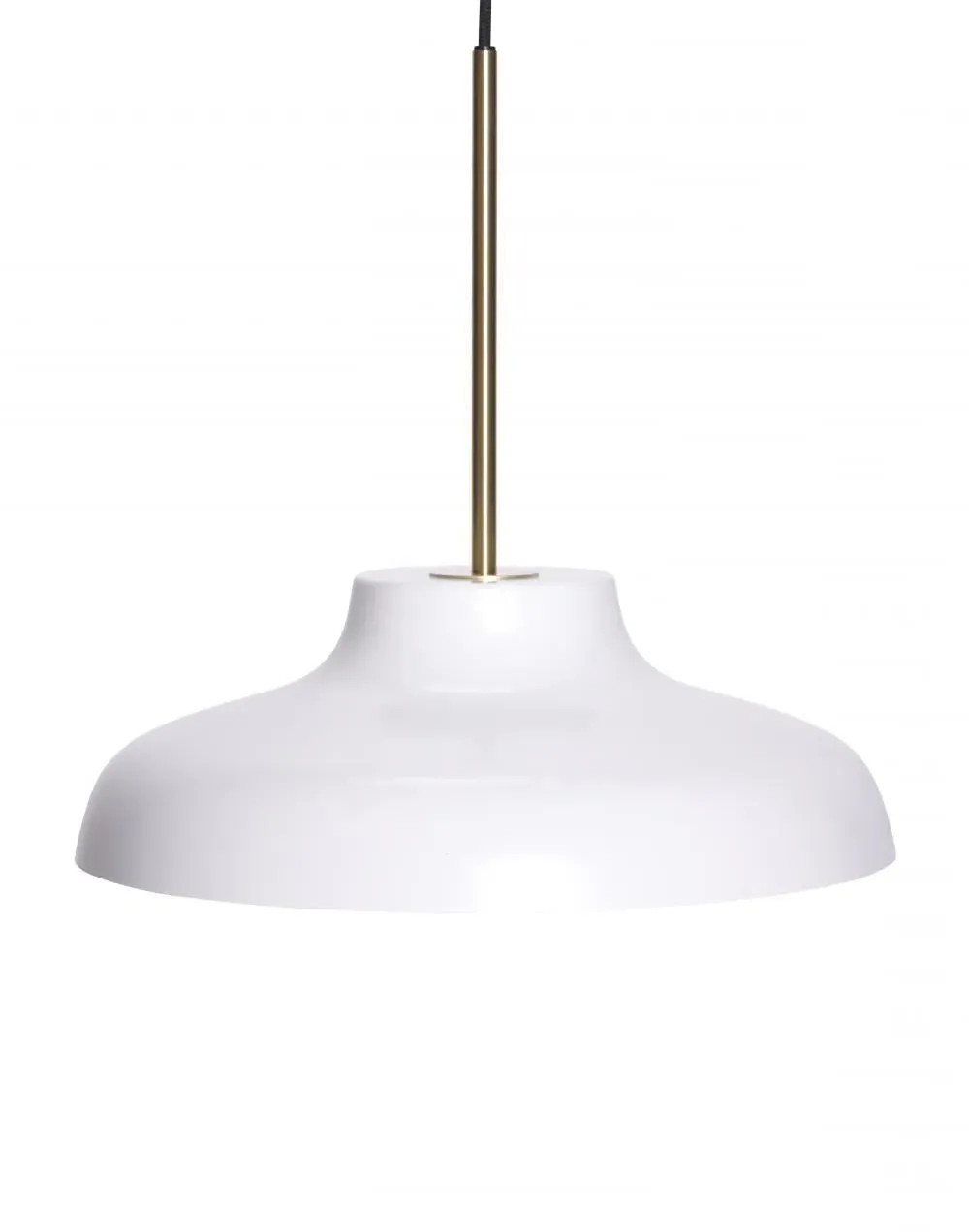 Medium Pendant Light with Dimmer - White, Steel