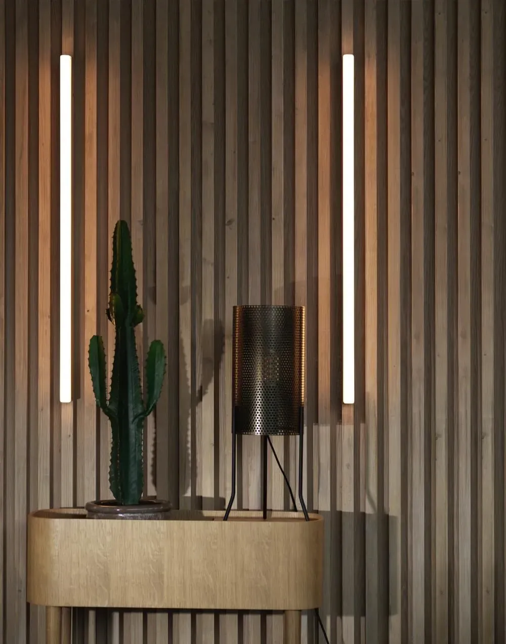 Medium Tripod Table Lamp with LED - Bronze, Steel