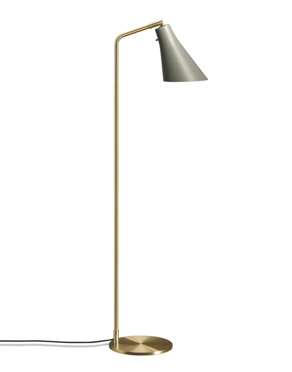 Miller Floor Lamp with Adjustable Shade - Black image