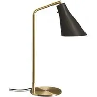 Miller Table Lamp - Light Sand, Brass