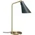 Miller Table Lamp - Silk Grey, Brass