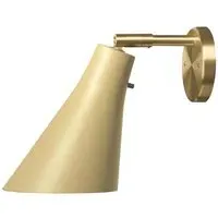 Miller Wall Light with Switch - Light Sand, Brass