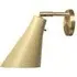 Miller Wall Light with Switch - Light Sand, Brass